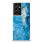Navy Blue Marble Galaxy S21 Ultra Case