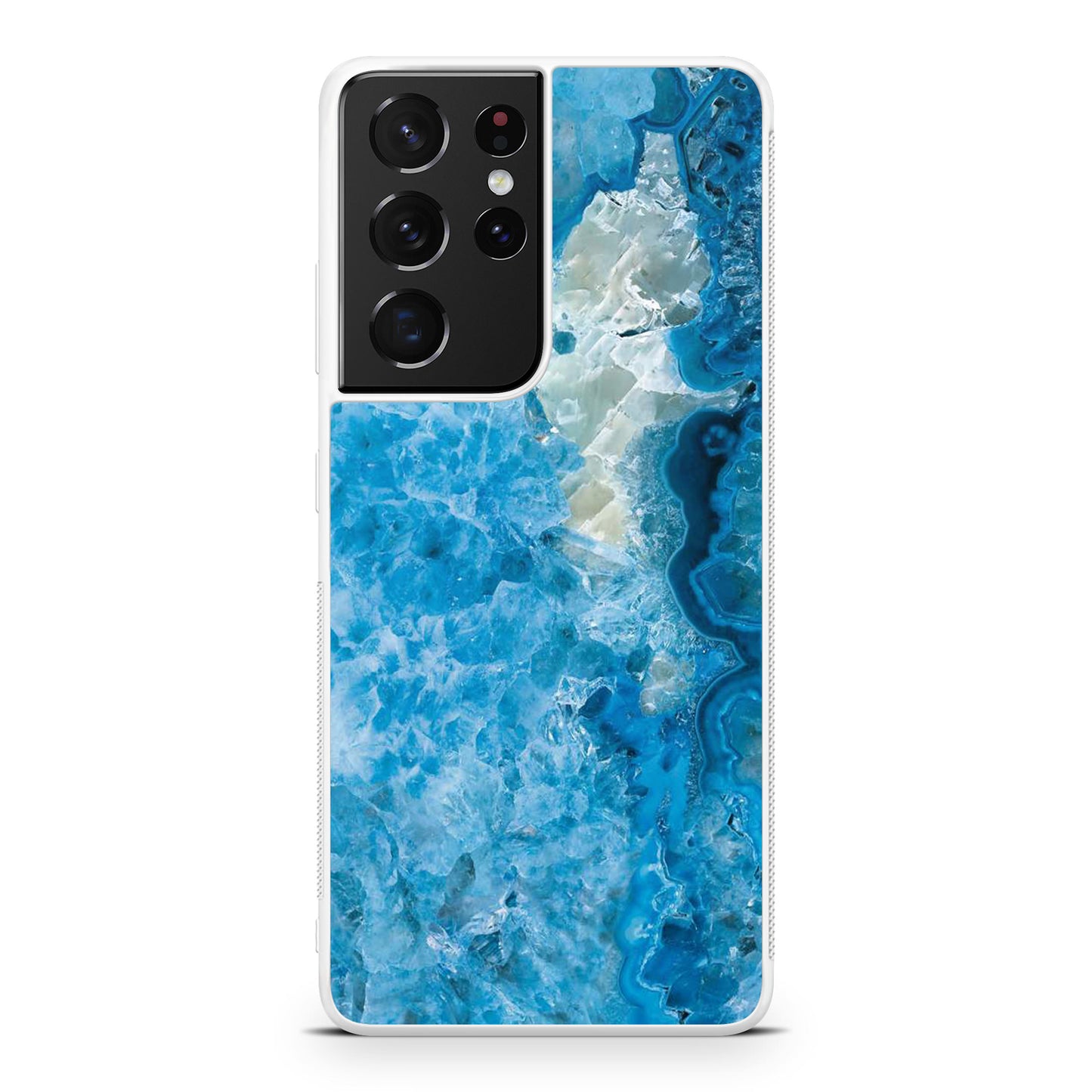 Navy Blue Marble Galaxy S21 Ultra Case