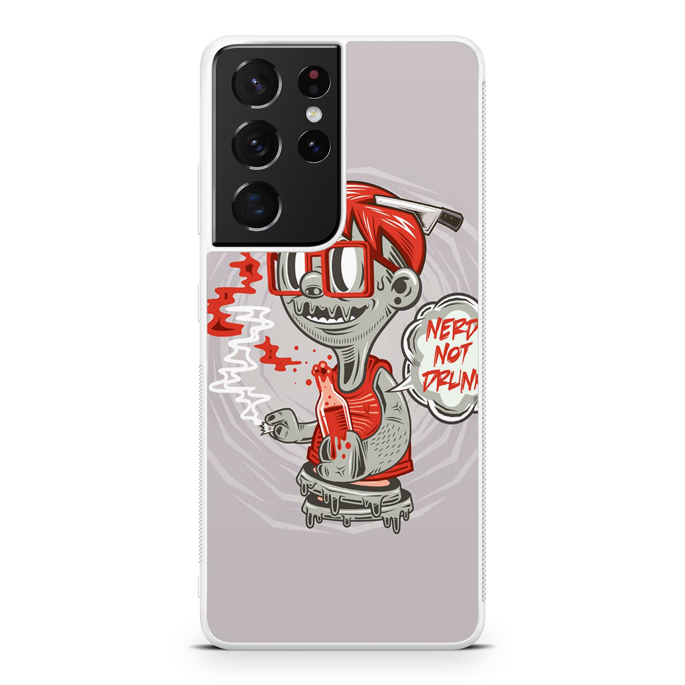 Nerd Not Drunk Zombie Galaxy S21 Ultra Case