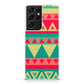 Old Aztec Pattern Galaxy S21 Ultra Case