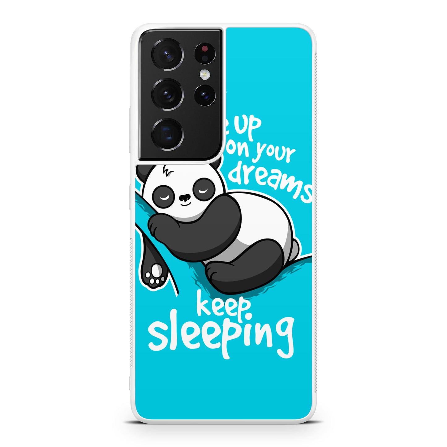 Panda Keep Sleeping Galaxy S21 Ultra Case
