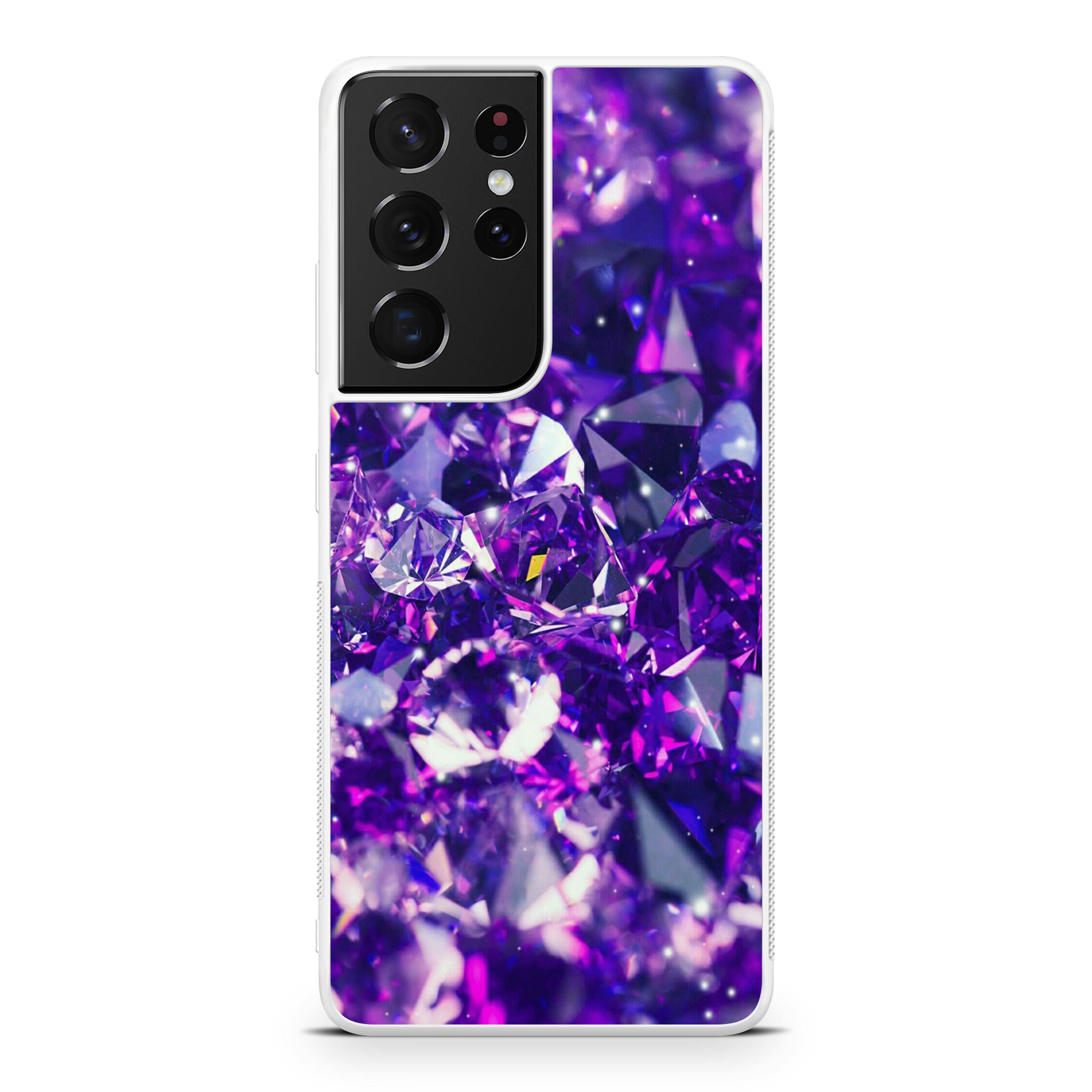 Purple Crystal Galaxy S21 Ultra Case