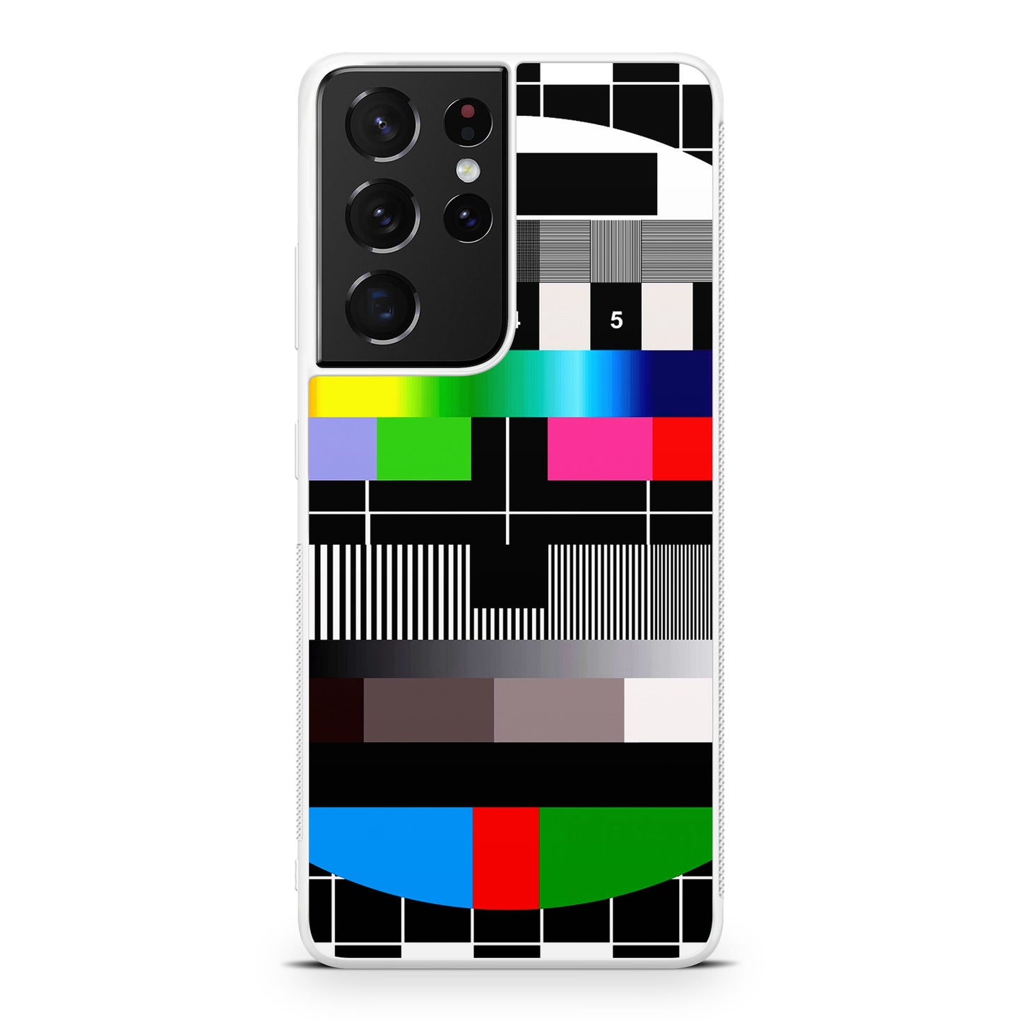 Scheme Pause TV Colorful Mesh Galaxy S21 Ultra Case