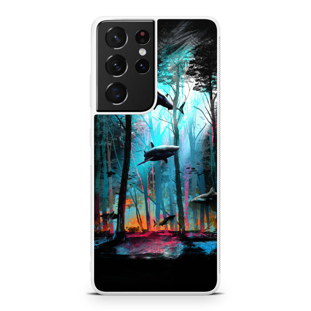Shark Forest Galaxy S21 Ultra Case