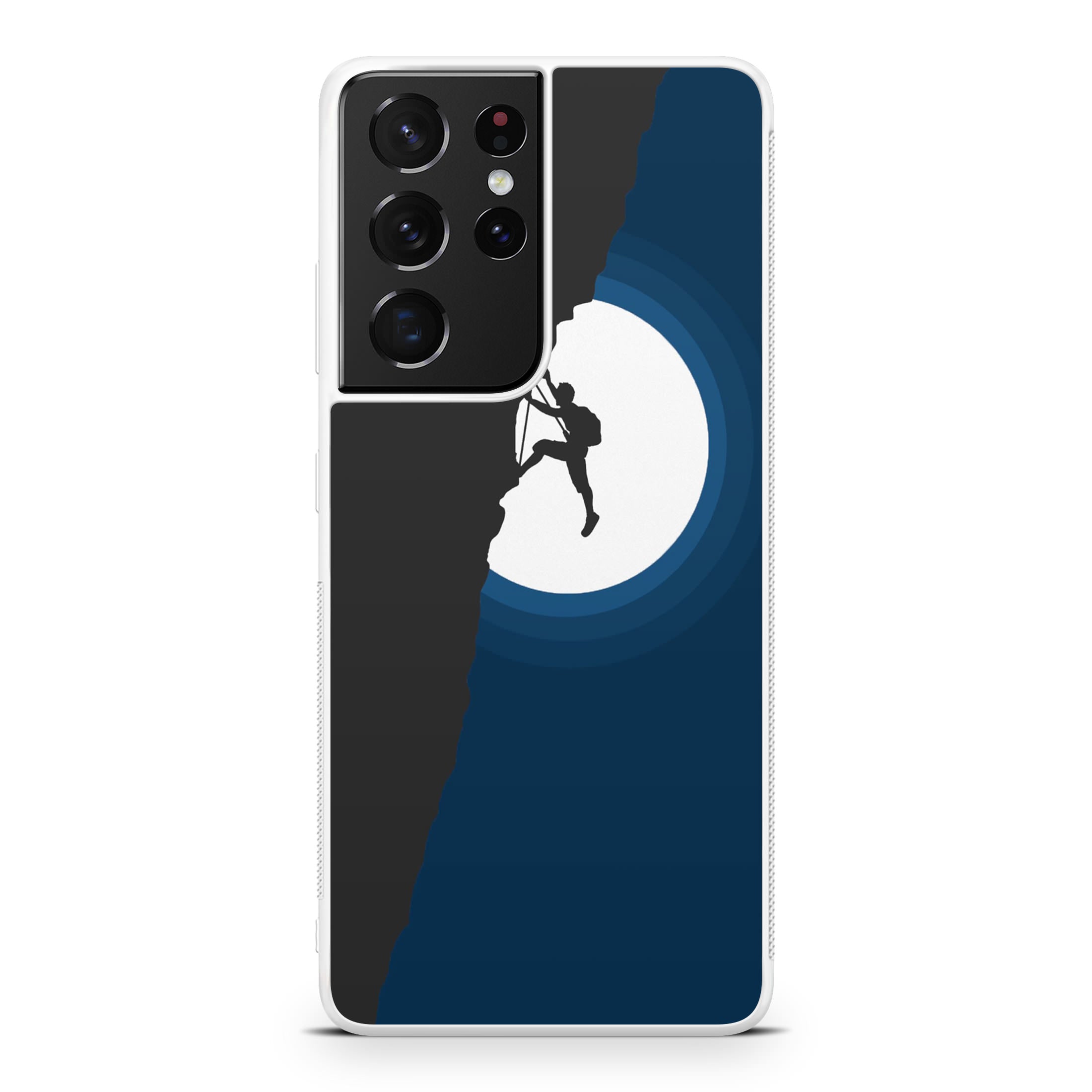 Silhouette of Climbers Galaxy S21 Ultra Case