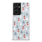 Snowmans Pattern Galaxy S21 Ultra Case