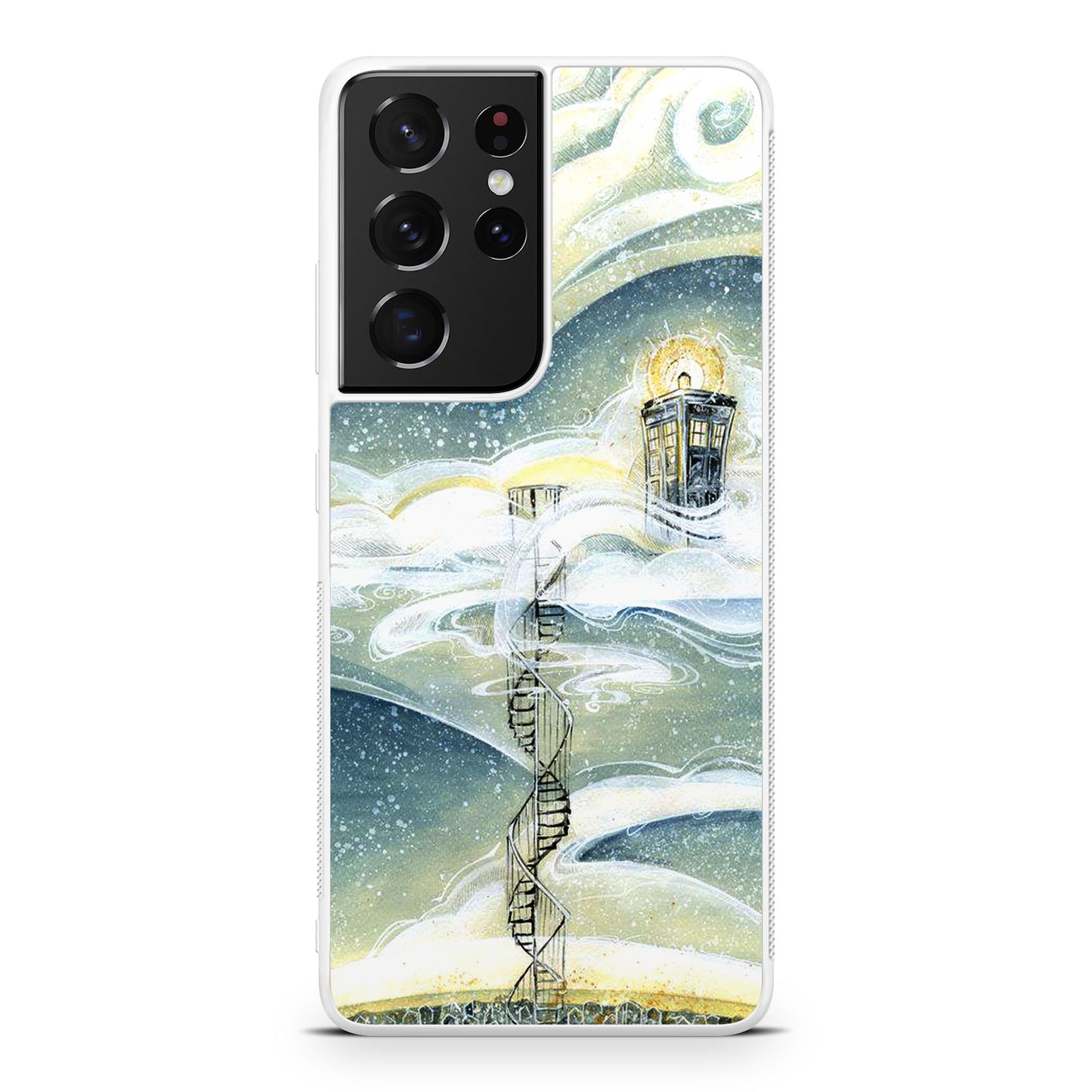 Tardis Cloud Galaxy S21 Ultra Case