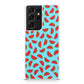 Watermelon Fruit Pattern Blue Galaxy S21 Ultra Case