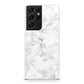 White Marble Galaxy S21 Ultra Case