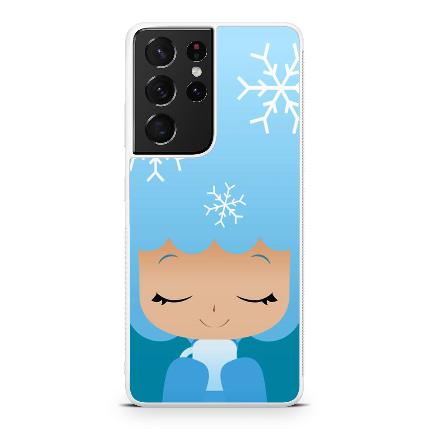 Winter Afro Girl Galaxy S21 Ultra Case