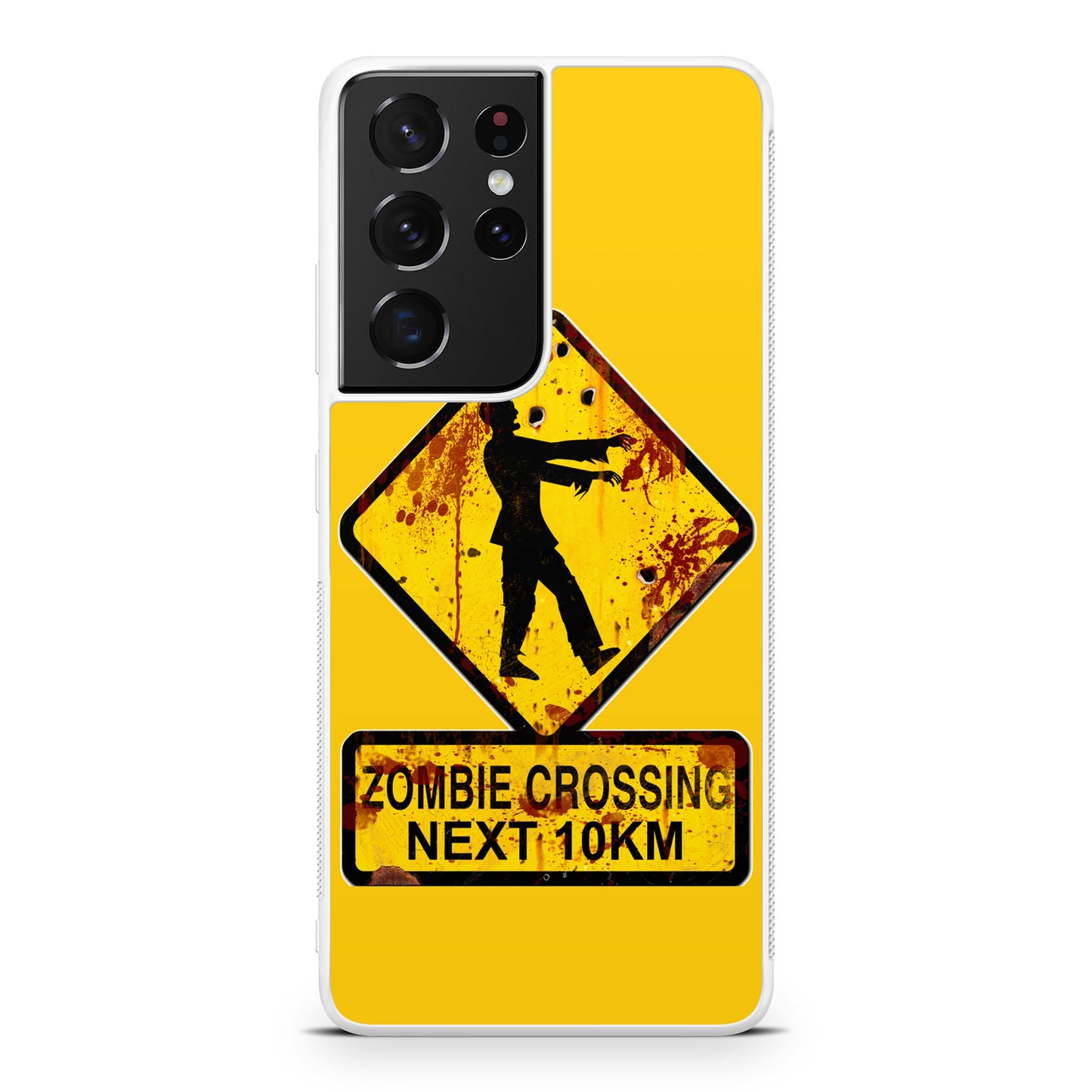 Zombie Crossing Sign Galaxy S21 Ultra Case