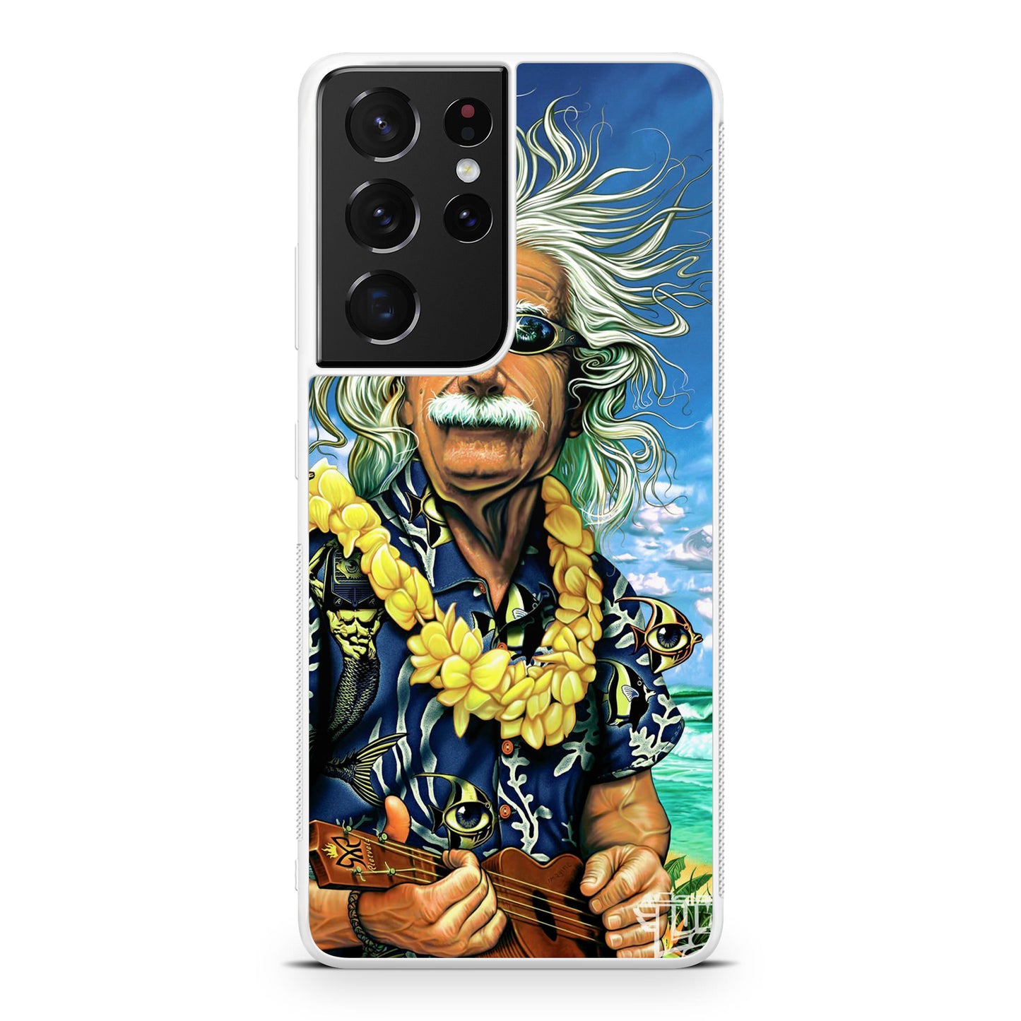 Albert Enstein On Vacation Galaxy S21 Ultra Case