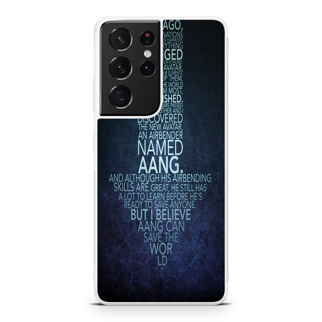 Avatar Quotes Galaxy S21 Ultra Case