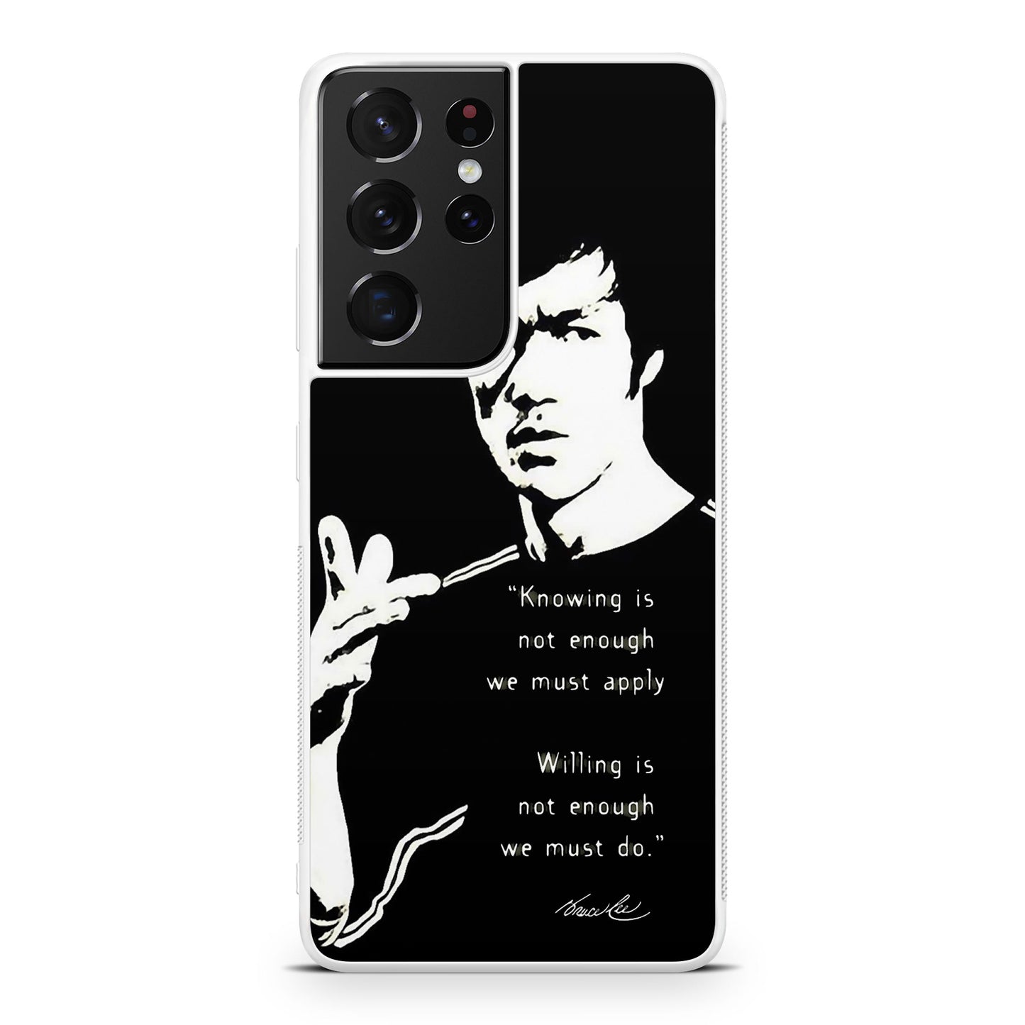 Bruce Lee Quotes Galaxy S21 Ultra Case