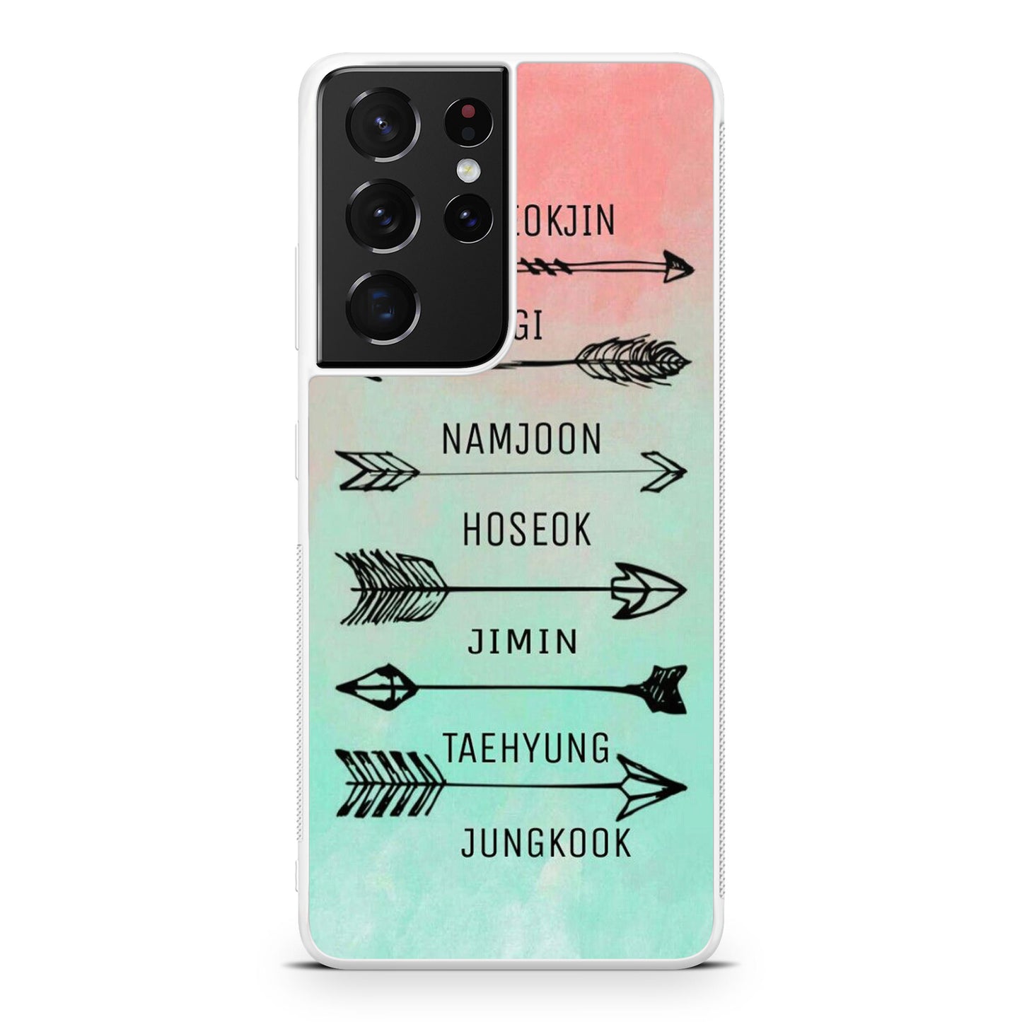 BTS Members Name Galaxy S21 Ultra Case