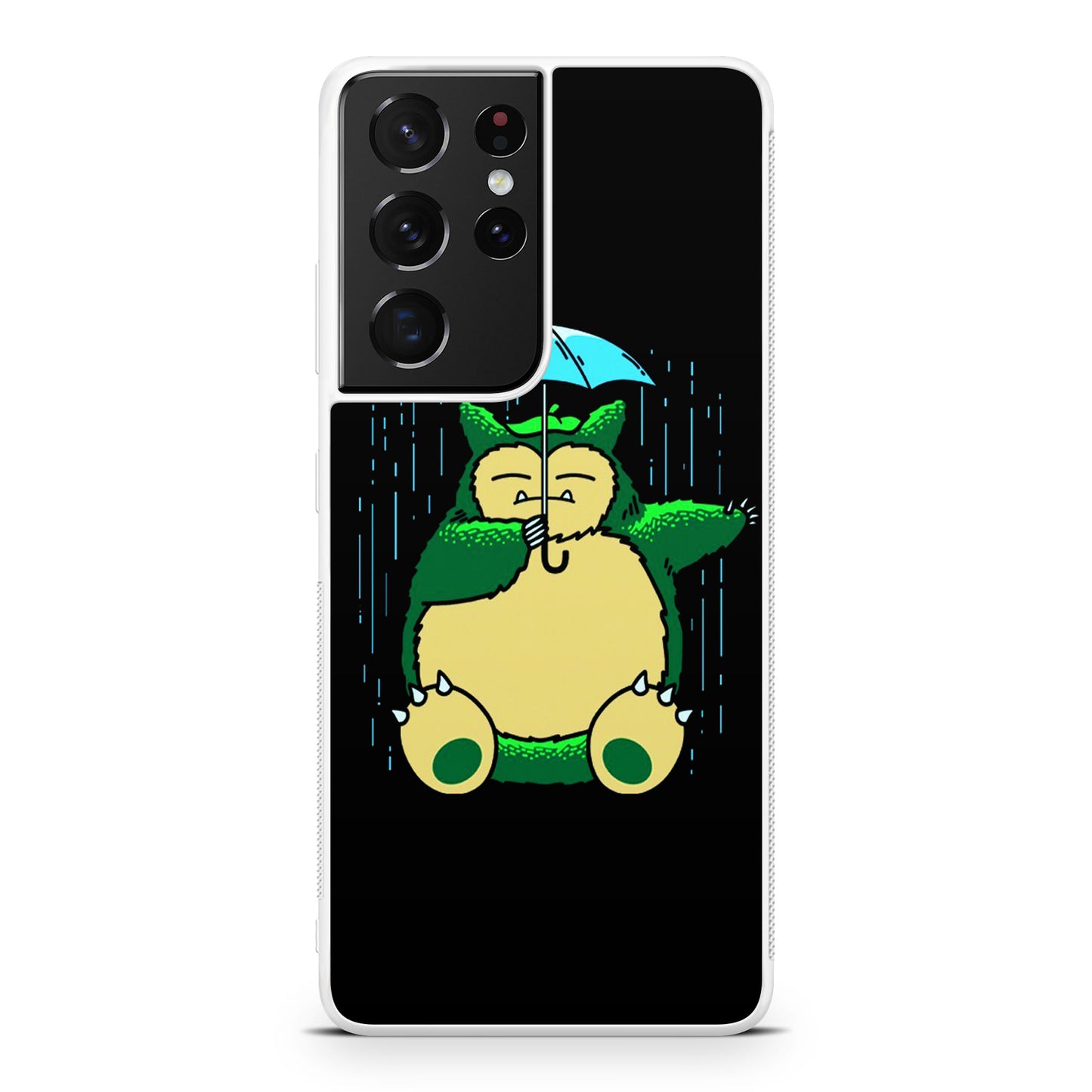 Cute Snorlax Umbrella Galaxy S21 Ultra Case