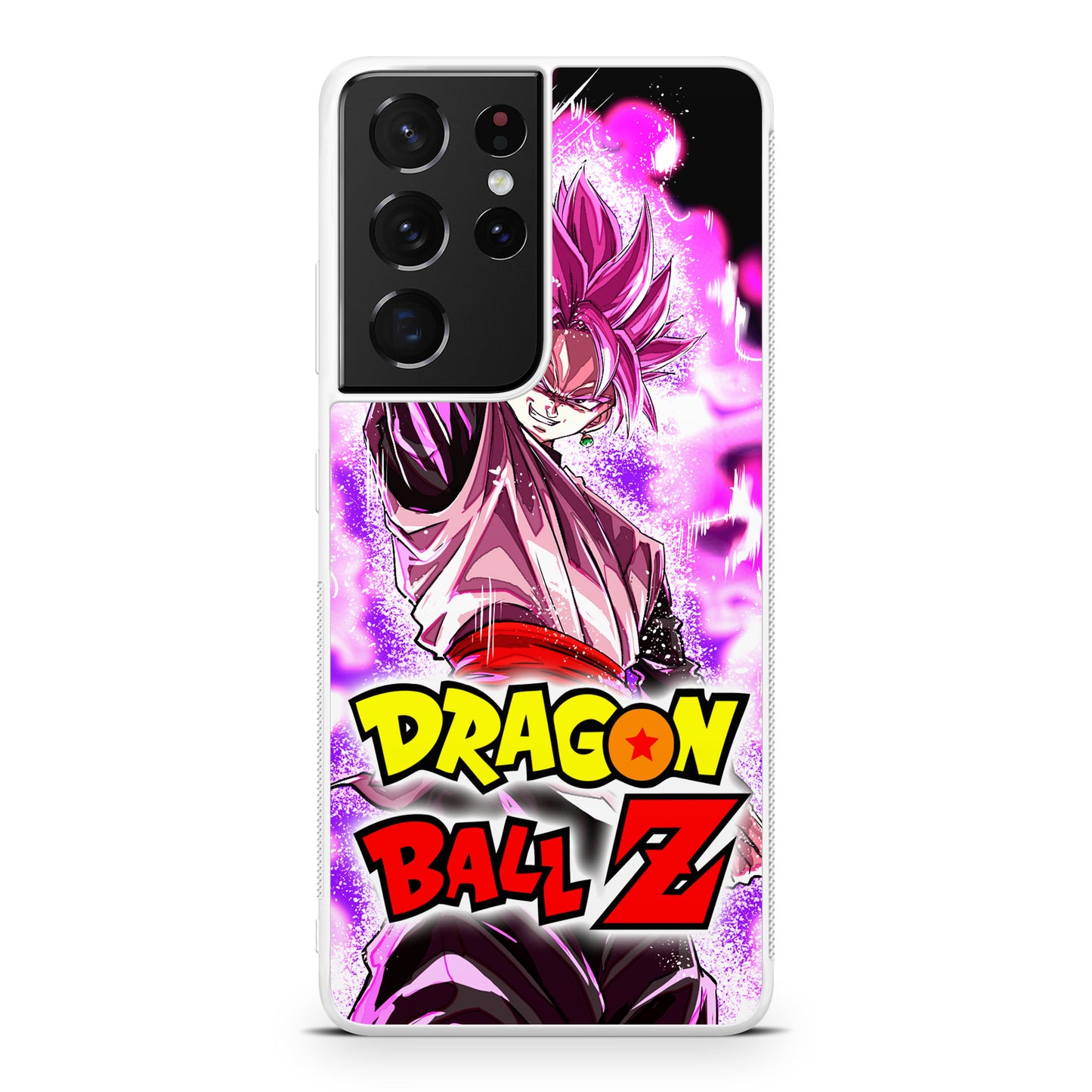 Dragon Ball Z Son Goku Black Rose Saiyan Galaxy S21 Ultra Case