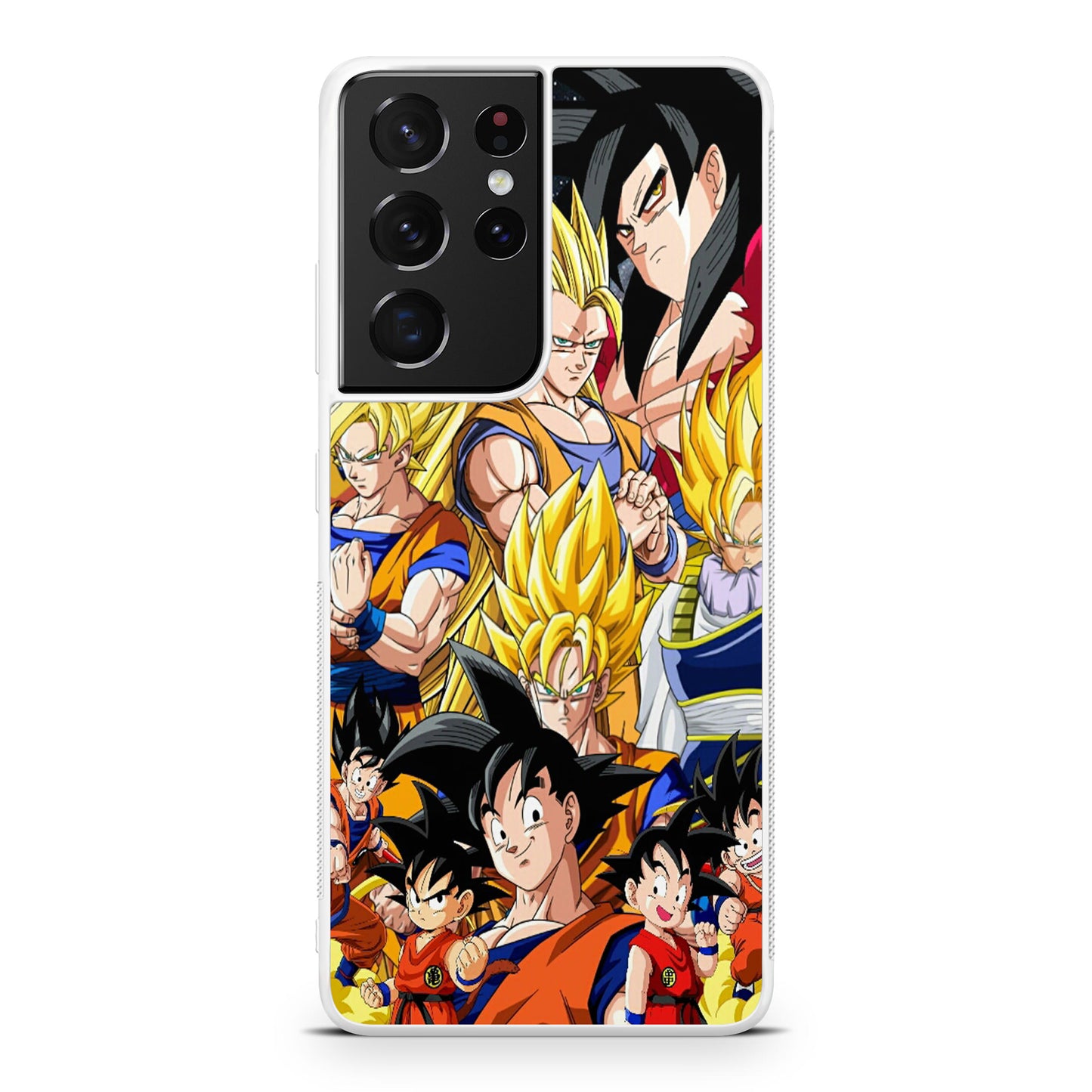 Dragon Ball Z Son Goku Transformation Galaxy S21 Ultra Case