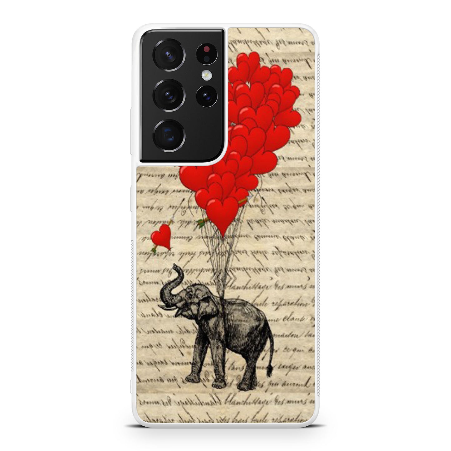 Elephant And Heart Galaxy S21 Ultra Case