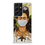 Frida Kahlo Wear Mask Galaxy S21 Ultra Case