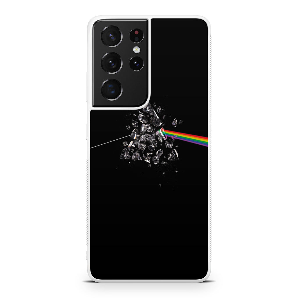 Glass Broken Light Refraction Galaxy S21 Ultra Case