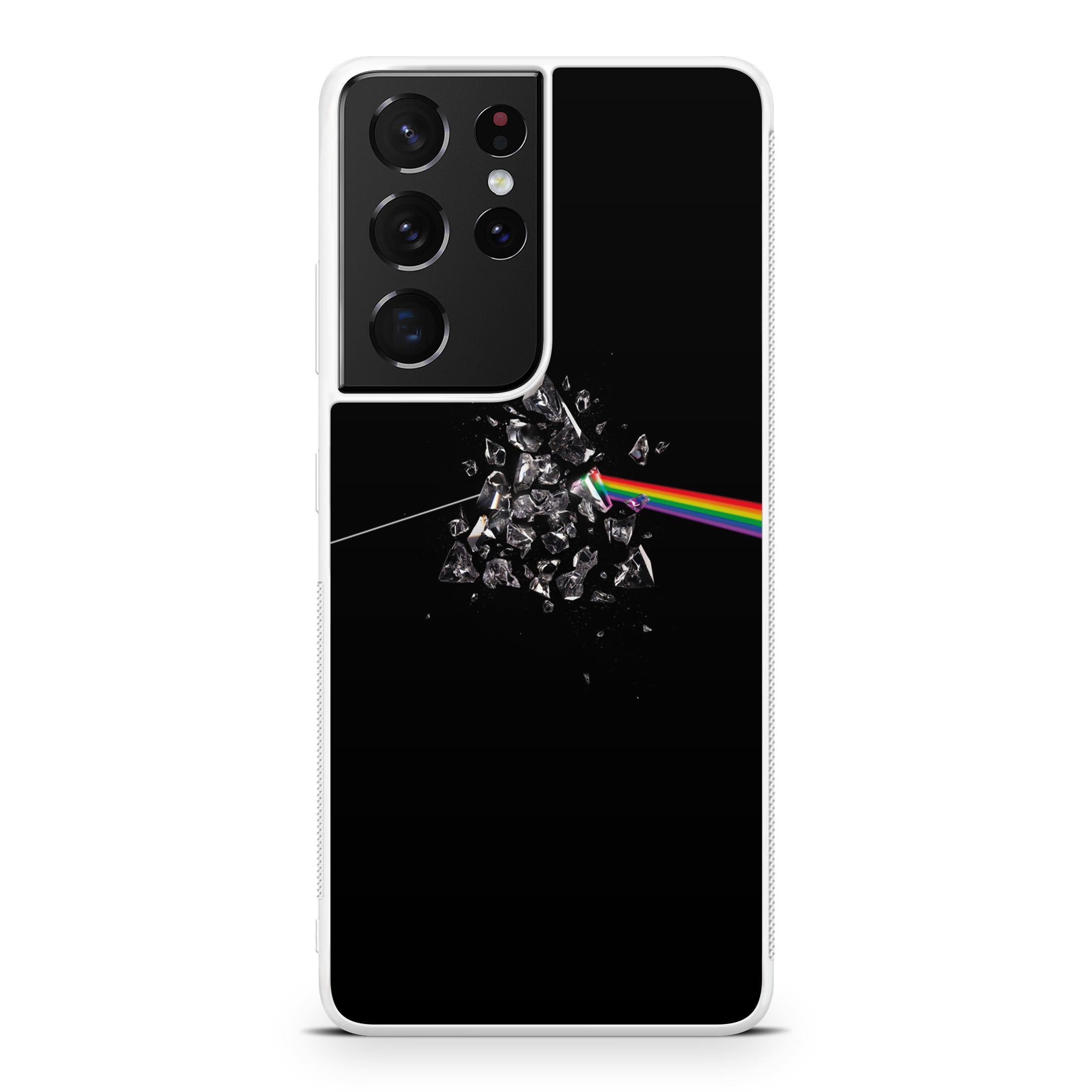 Glass Broken Light Refraction Galaxy S21 Ultra Case
