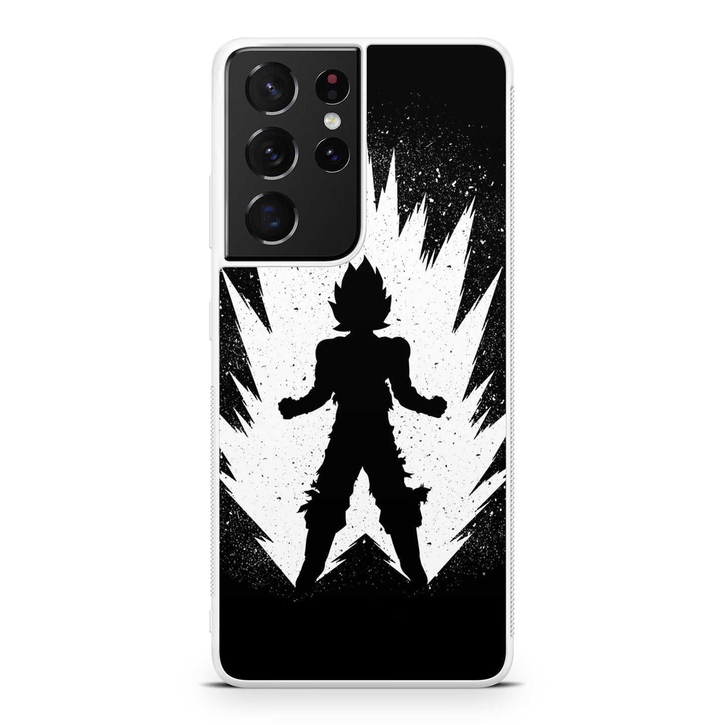 Goku Super Saiyan Black White Galaxy S21 Ultra Case