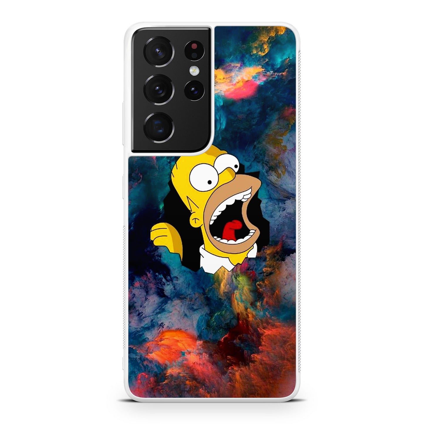 Homer Behind The Black Hole Galaxy S21 Ultra Case
