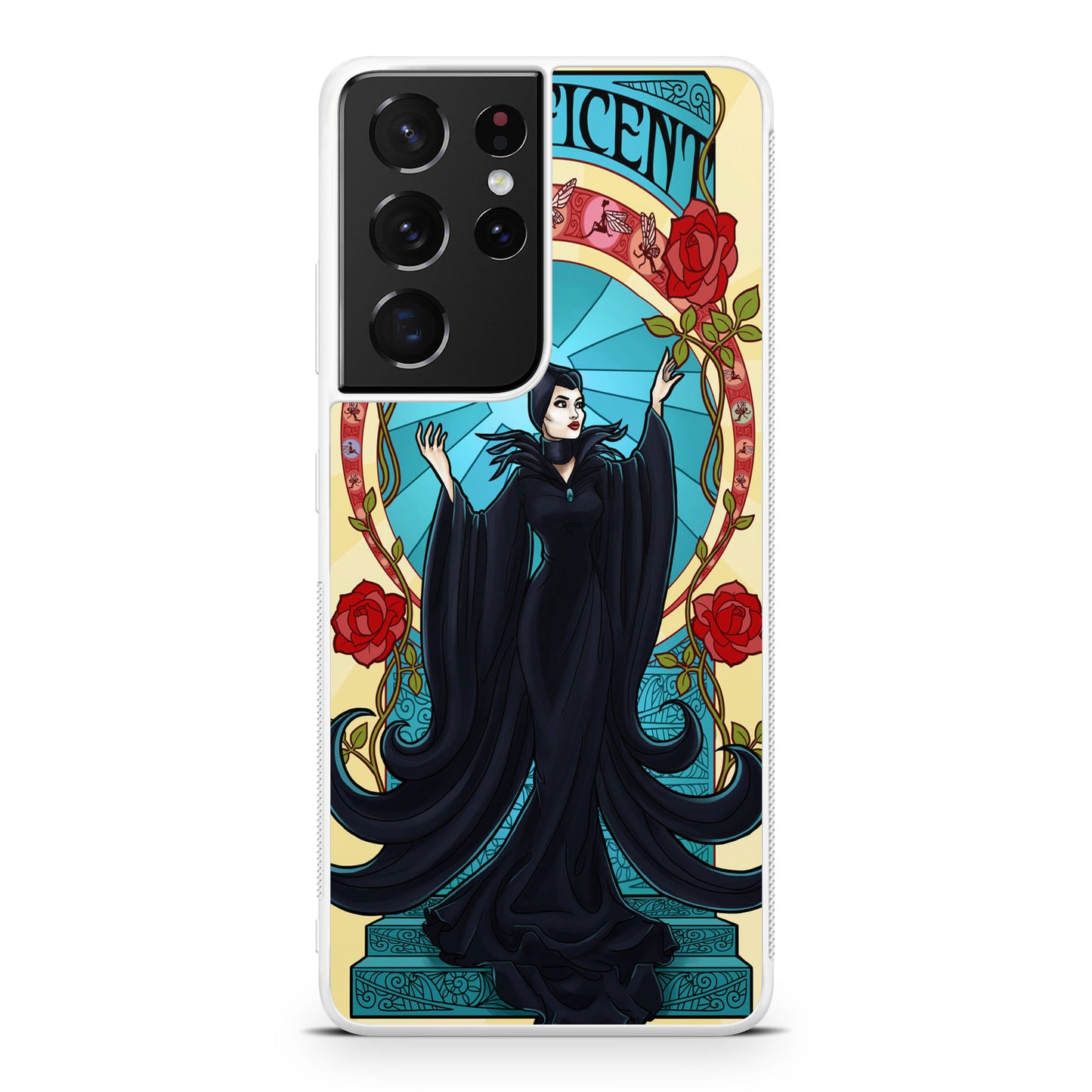 Maleficent With Flower Galaxy S21 Ultra Case