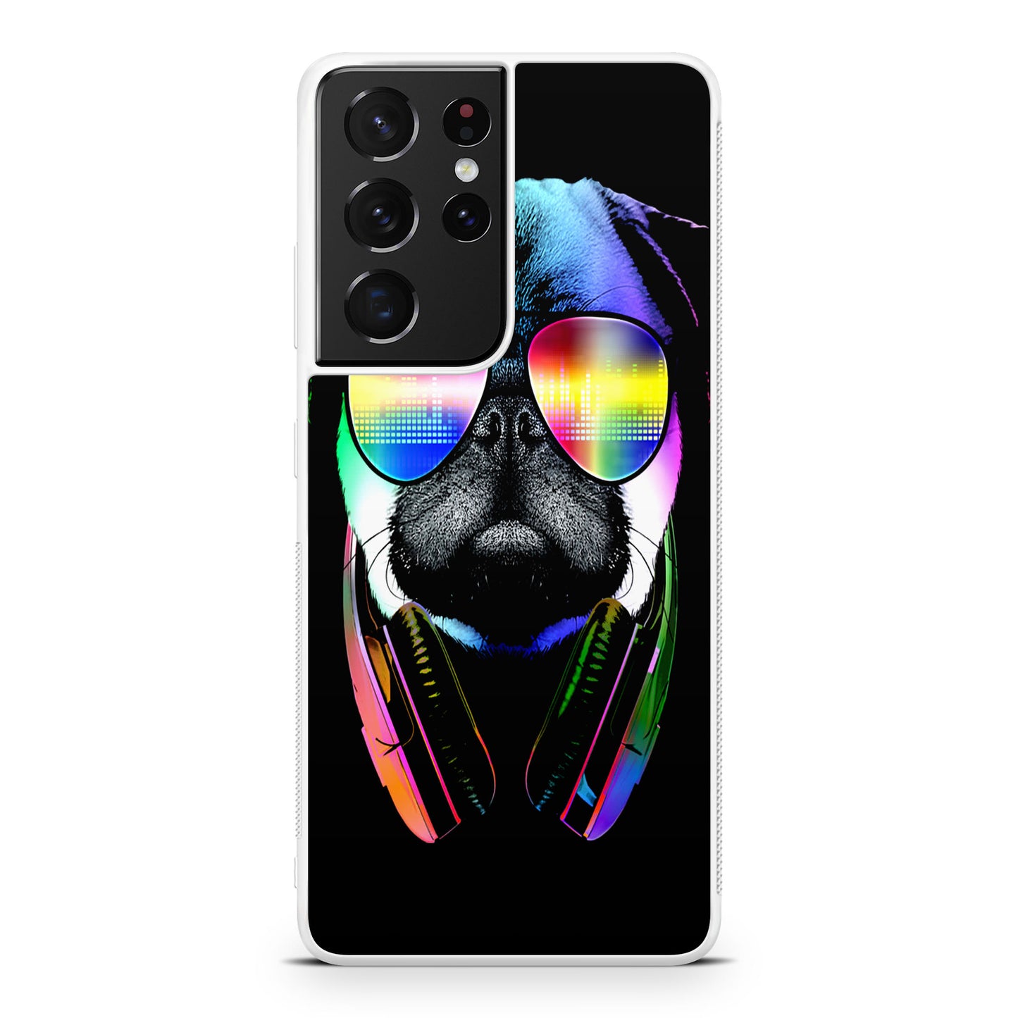 Music Lover Pug V Galaxy S21 Ultra Case