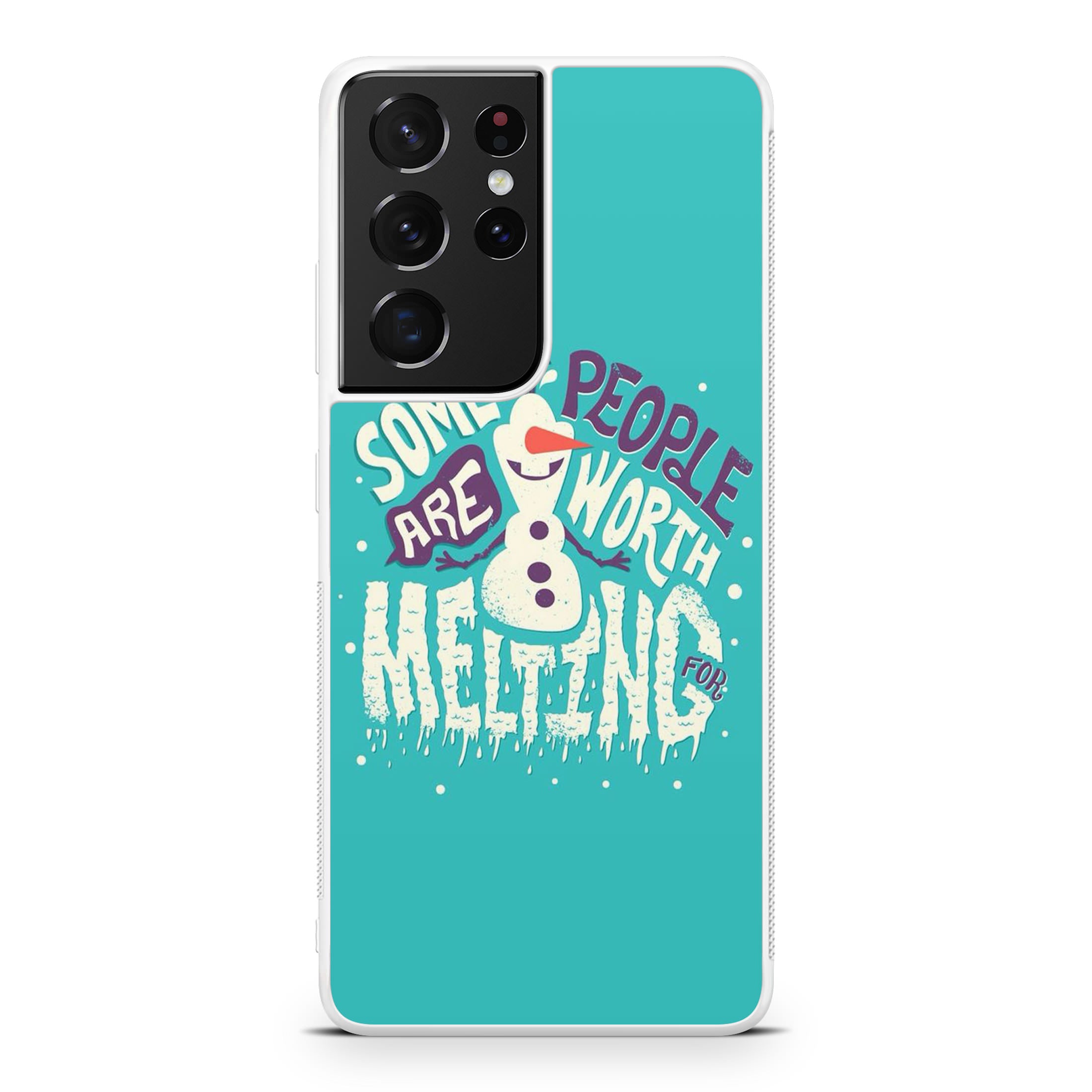 Olaf Frozen Is Melting Galaxy S21 Ultra Case
