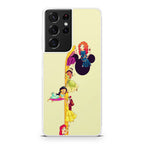 Princesses Climbing Rapunzel's Hair Galaxy S21 Ultra Case