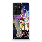Rick And Morty Back To The Future Galaxy S21 Ultra Case