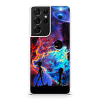 Rick And Morty Flat Galaxy Galaxy S21 Ultra Case