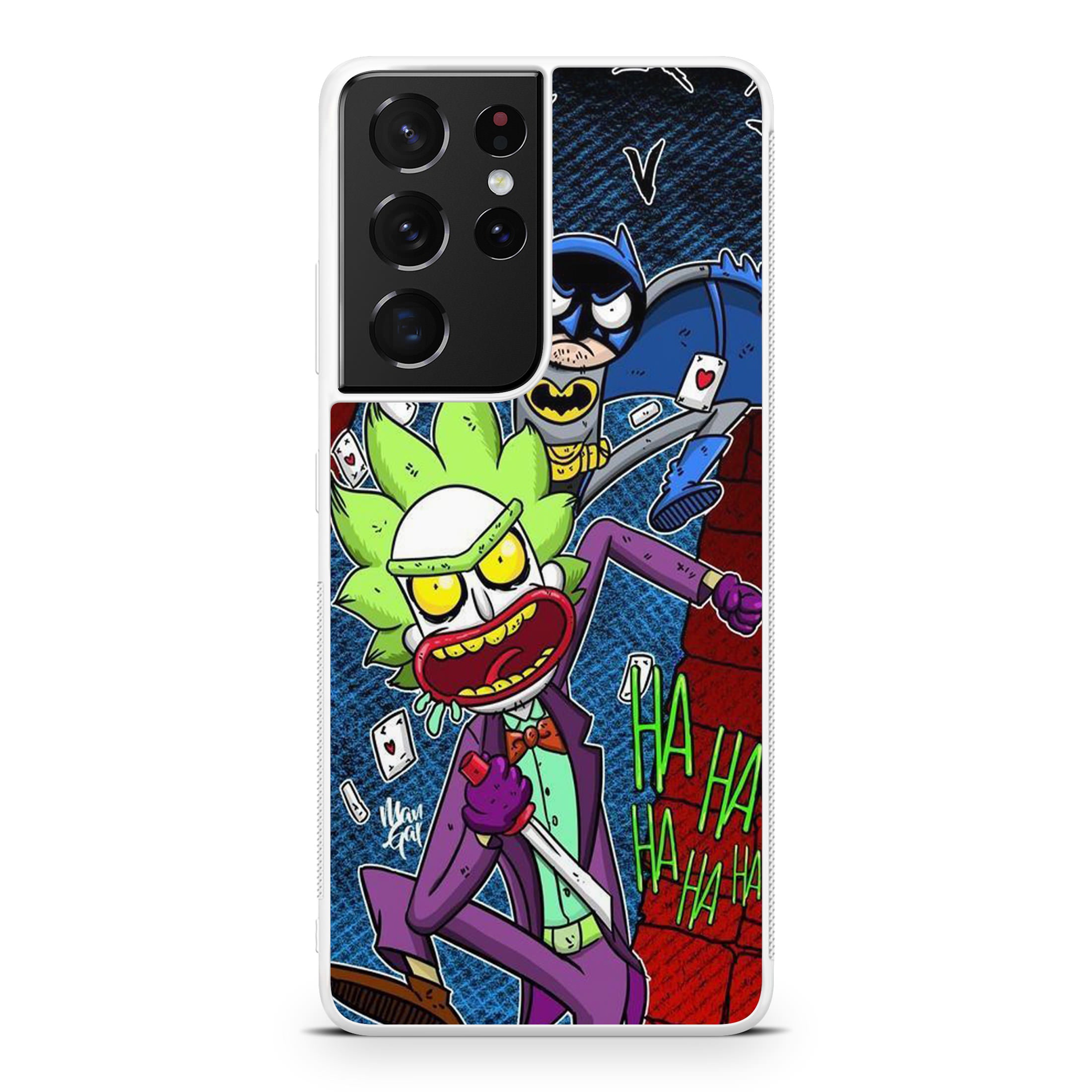 Rick And Morty Bat And Joker Clown Galaxy S21 Ultra Case