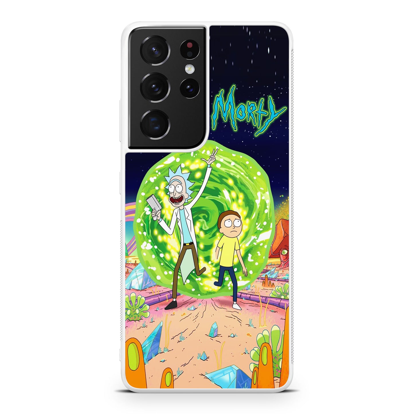 Rick And Morty Portal Gun Galaxy S21 Ultra Case