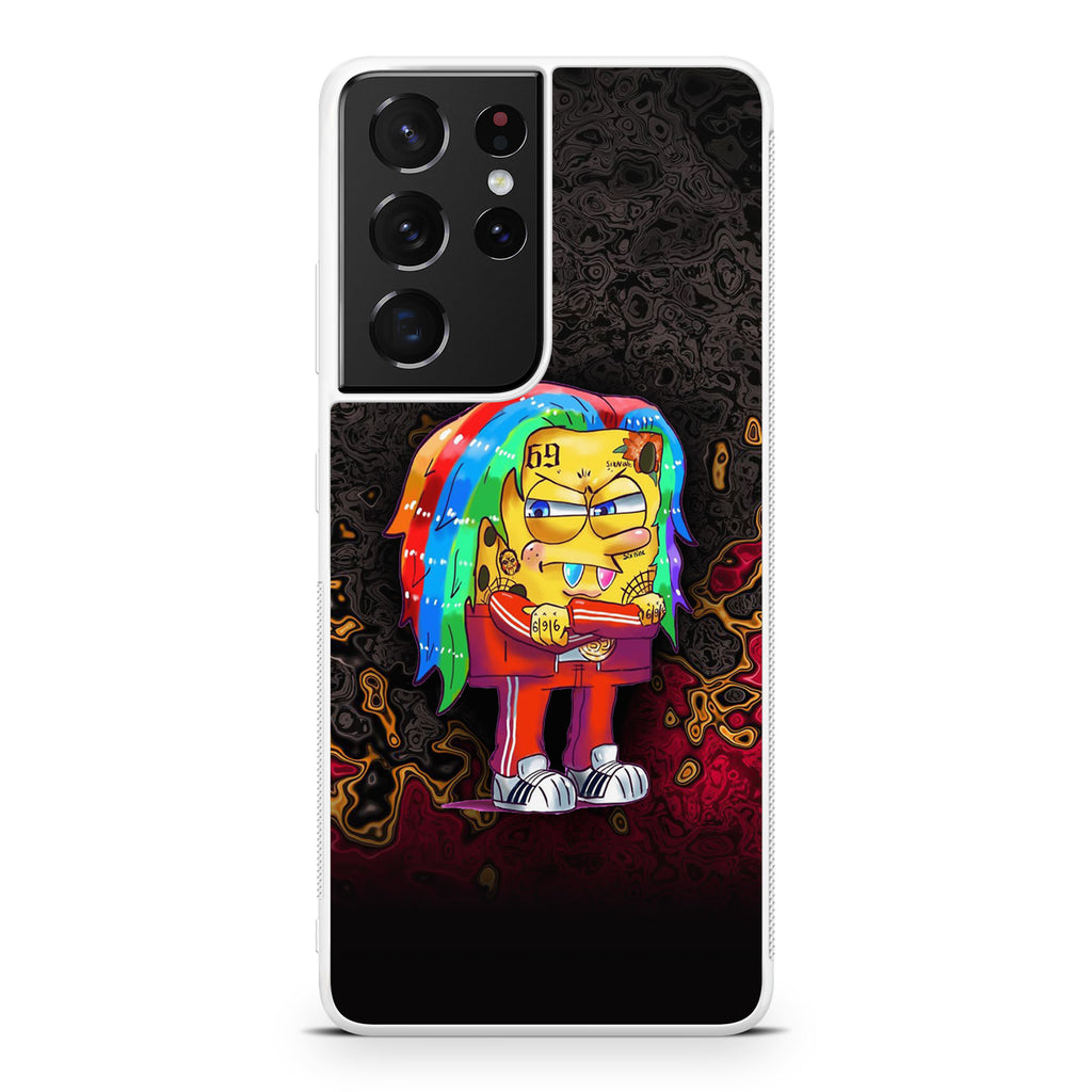 Sponge Hypebeast 69 Mode Galaxy S21 Ultra Case