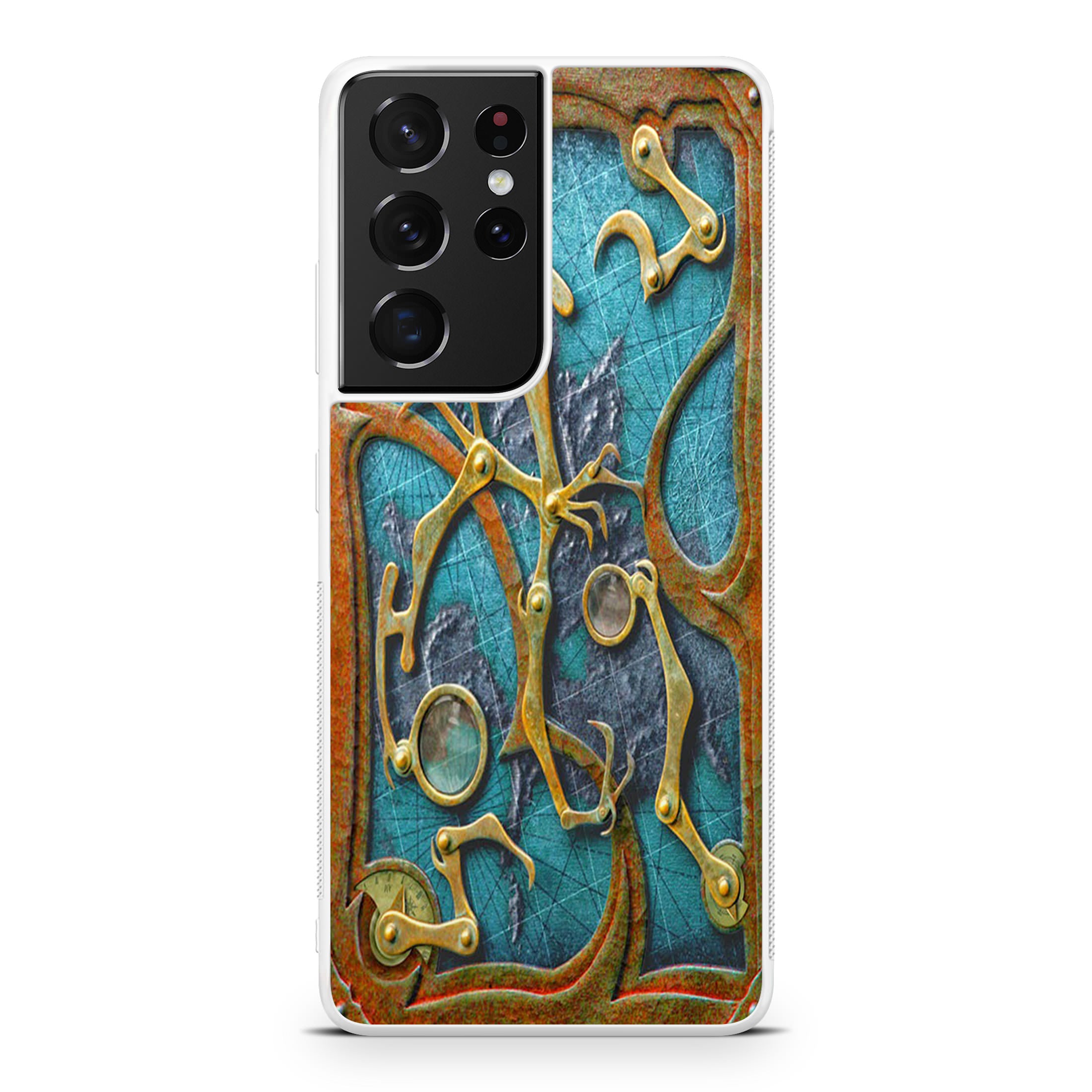 Steampunk Book Cover Galaxy S21 Ultra Case