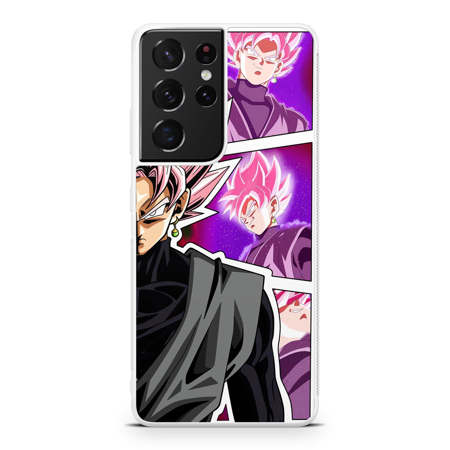 Super Goku Black Rose Collage Galaxy S21 Ultra Case