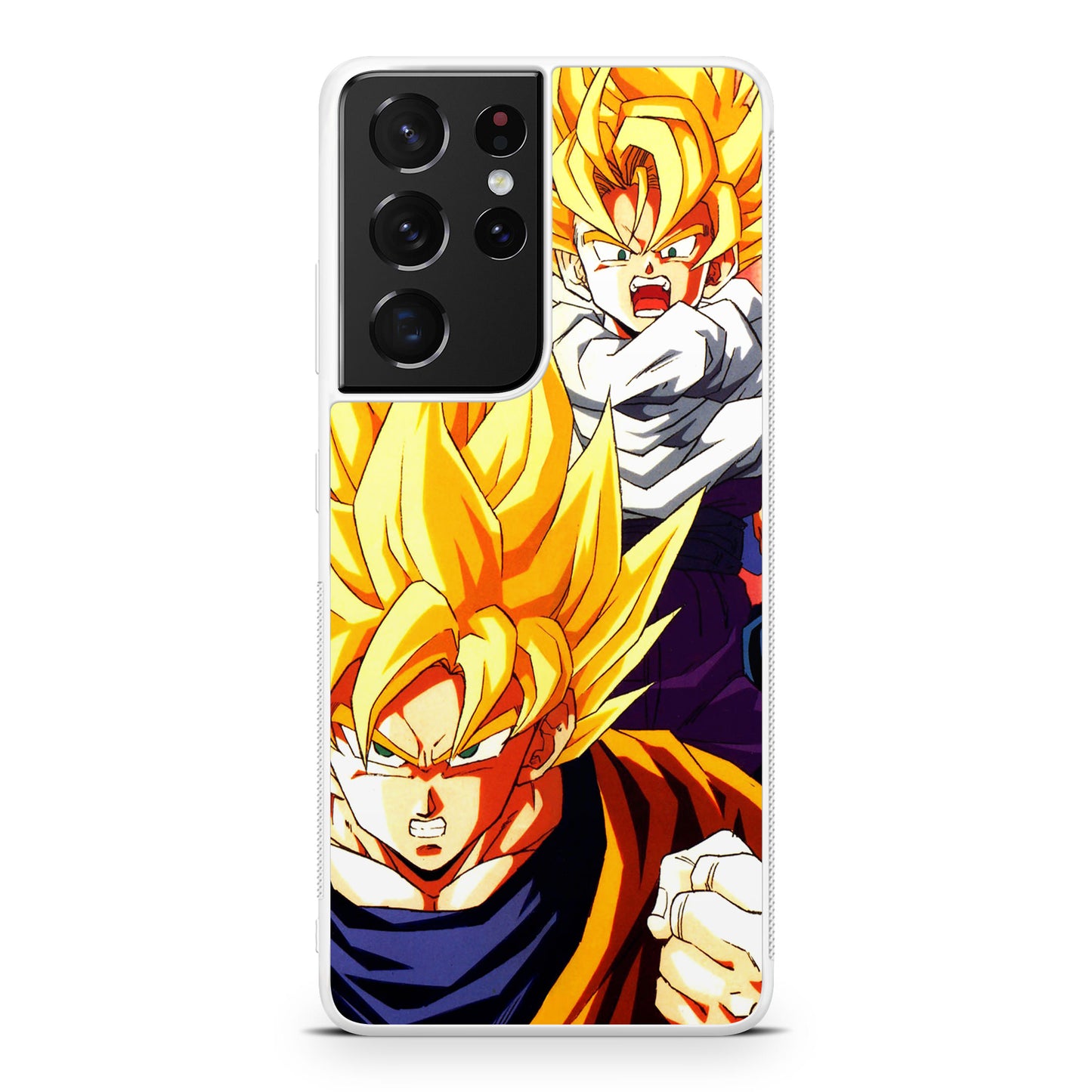 Super Saiyan Goku And Gohan Galaxy S21 Ultra Case