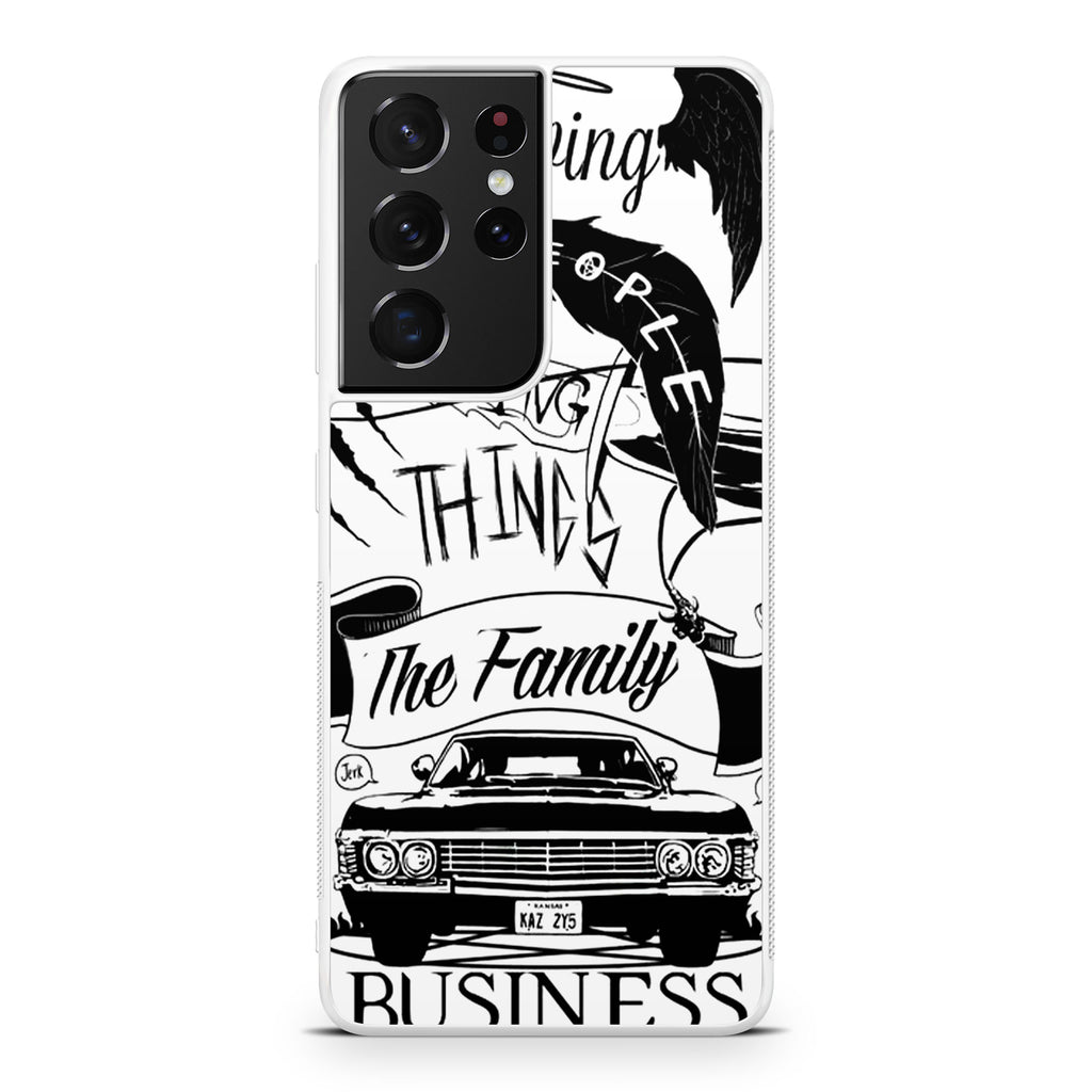 Supernatural Family Business Saving People Galaxy S21 Ultra Case