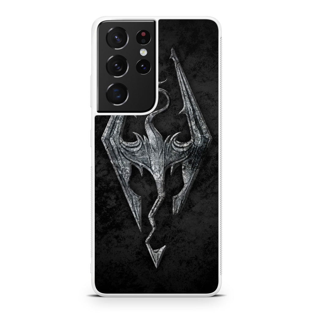 The Elder Scrolls V Skyrim Logo Galaxy S21 Ultra Case