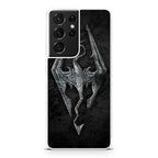 The Elder Scrolls V Skyrim Logo Galaxy S21 Ultra Case