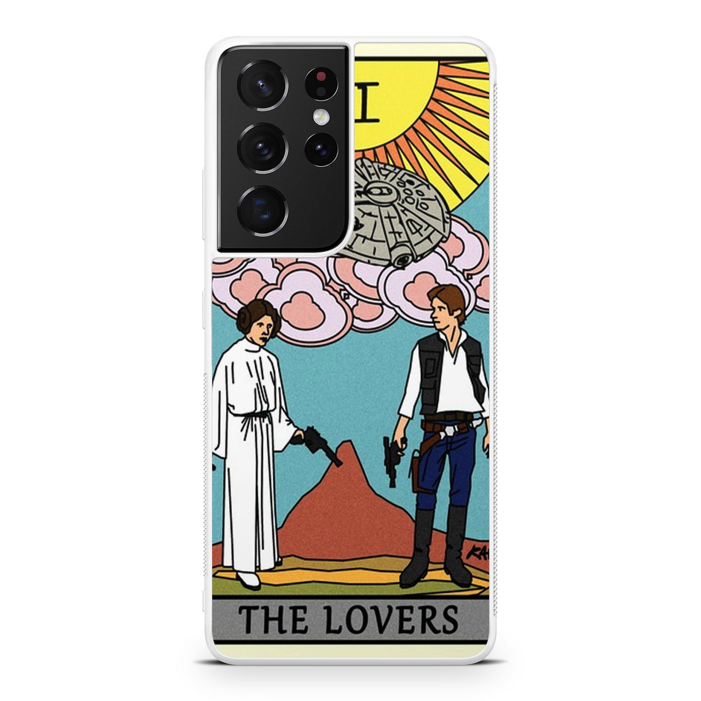 The Lovers Tarot Card Galaxy S21 Ultra Case