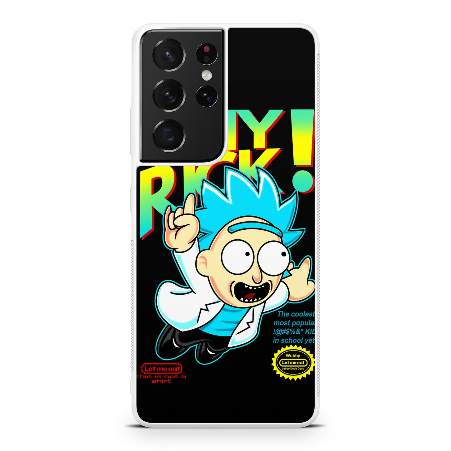 Tiny Rick Let Me Out Galaxy S21 Ultra Case