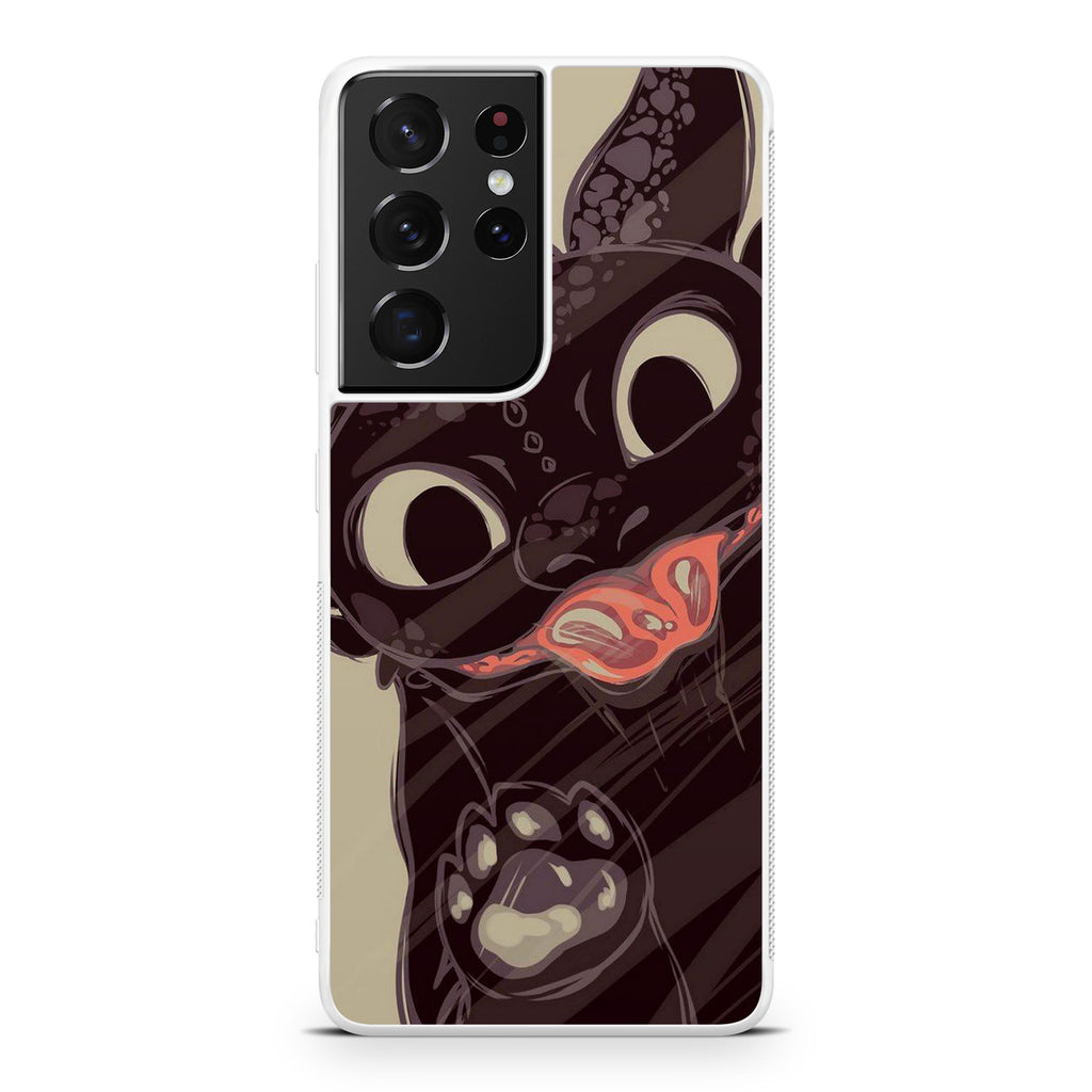 Toothless Dragon Art Galaxy S21 Ultra Case