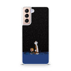 Calvin and Hobbes Space Galaxy S21 / S21 Plus / S21 FE 5G Case