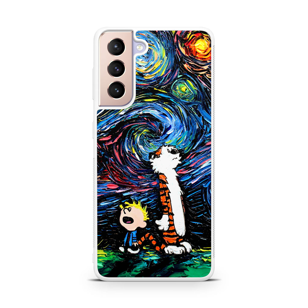 Calvin Art At Starry Night Galaxy S21 / S21 Plus / S21 FE 5G Case