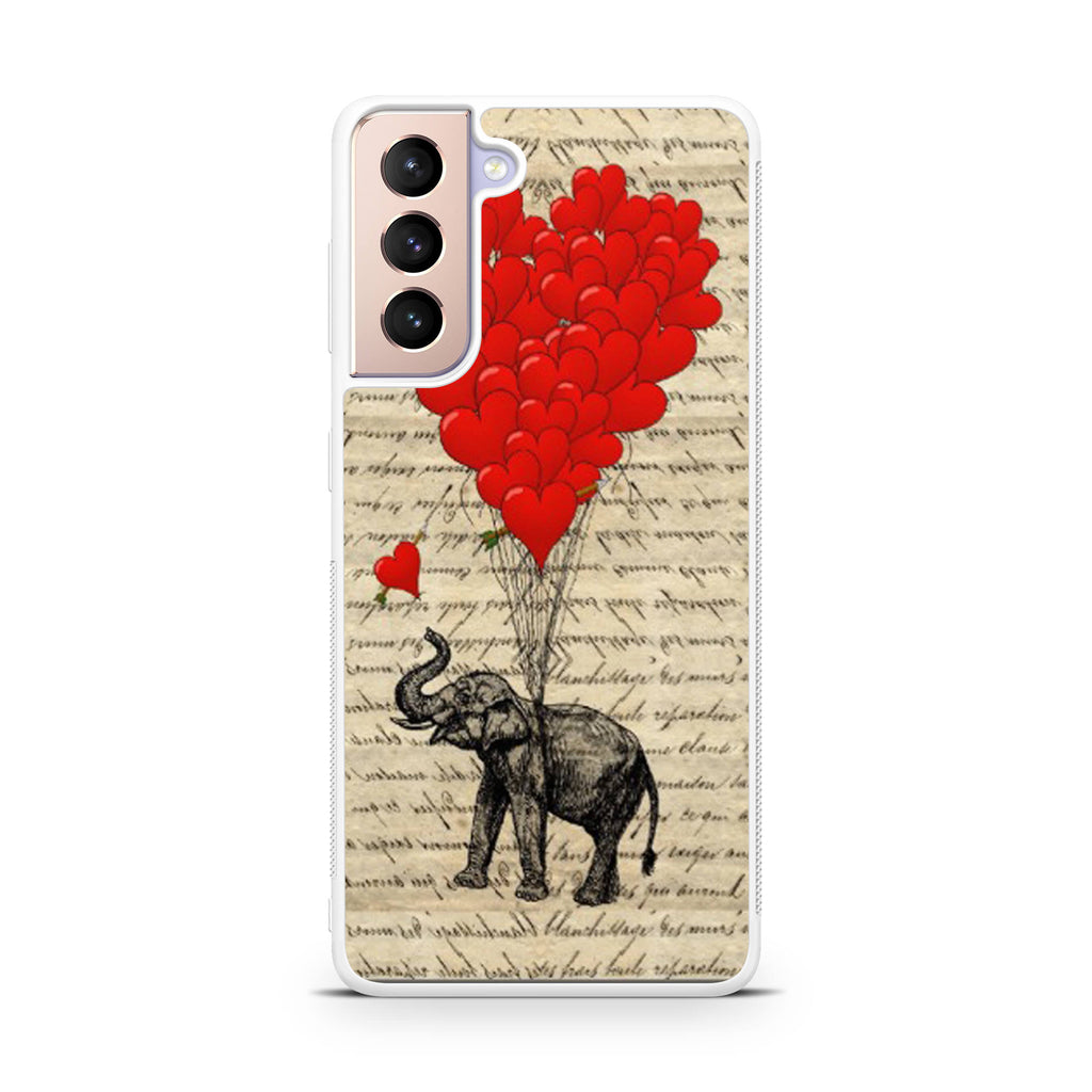 Elephant And Heart Galaxy S21 / S21 Plus / S21 FE 5G Case