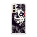Girl Skull Flower Galaxy S21 / S21 Plus / S21 FE 5G Case